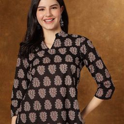 HERE&NOW Women Floral Print Cotton Top-picture-19