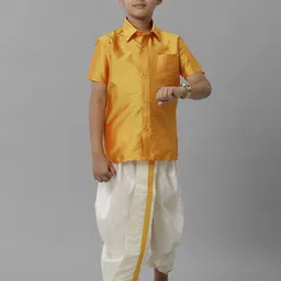 Ramraj Boys Shirt with Dhoti Pants-image-71