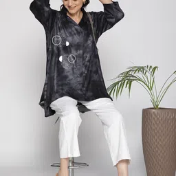 LetsDressUp Women Tie and Dye Shirt Style Longline Top-picture-16