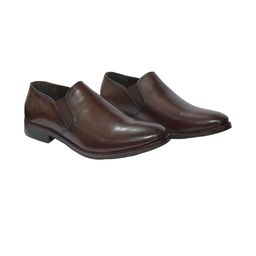 FEET FIRST Men Brown Leather Formal Slip-on Loafer-picture-41