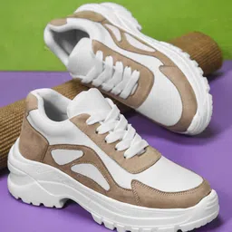Froh Feet Women Colourblocked Chunky Comfortable Sneakers-image-86