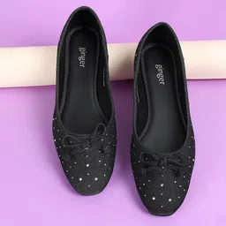 Ginger by Lifestyle Women Embellished PU Slip-On Sneakers-picture-33