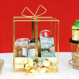 metal hamper basket, square, tie design Iron Fruit & Vegetable Basket-image-33