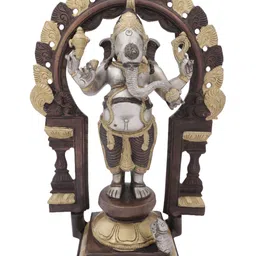 Exotic India Brown Religious Idol Showpiece-picture-45