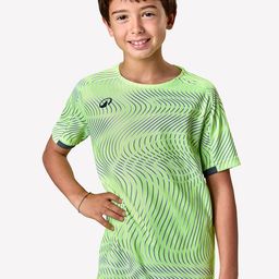 Kids' Short-Sleeved Football Shirt Viralto Wave-image-62