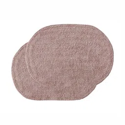Aura 2-Pcs Pink Anti-Slip Bath Rugs-3
