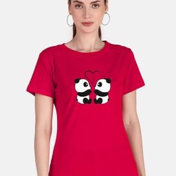 Moda Rapido Women Graphic Printed Round Neck Cotton T-shirt-picture-8
