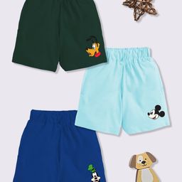 YK Disney Boys Pack of 3 Disney Printed Shorts-picture-42