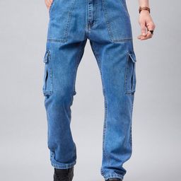 STUDIO NEXX Men Relaxed Fit Mid-Rise Heavy Fade Jeans-image-31