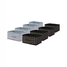 Aura Black Set of 6 Regular Drawer Organiser Organisers-18