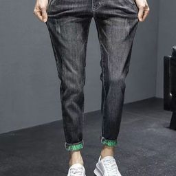 KPOP Men Squeeze Hug Skinny Fit Trousers-image-81
