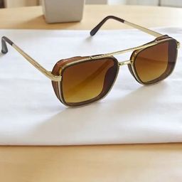 SpadeAces Men Rectangle Sunglasses With UV Protected Lens SP Boss 8008 Brown-picture-38