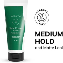 arata Hair Styling Cream for Men|Daily Use | Medium Hold |With Organic Flaxseed Hair Styler-picture-19
