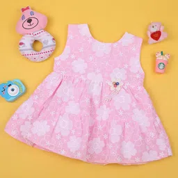 Macwin Floral Print Fit & Flare Dress-14