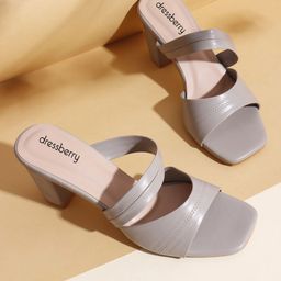 DressBerry Party Block Sandals-image-36