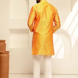 SOJANYA Men Regular Thread Work Kurta with Pyjamas image 2