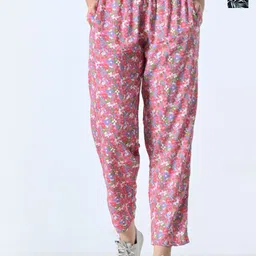 BAESD Pack Of 2 Floral Printed Mid Rise Lounge Pants-image-13