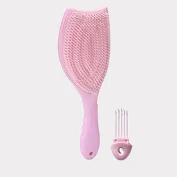 Zeyu Detangler Hair Brush With Removable Cleaning Brush-image-32