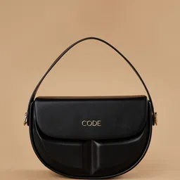 CODE by Lifestyle PU Structured Sling Bag with Tasselled-image-39