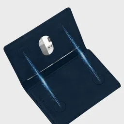 The Wallet Store Men UrbanMag Secure MagSafe Tri-Fold Cardholder - Blue image 5