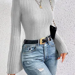 Outzidr Striped Round Neck Top-image-19