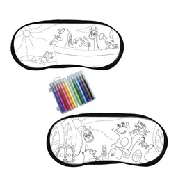 Indigifts Set Of 2 White & Black Reusable Magic Eyemask-image-4