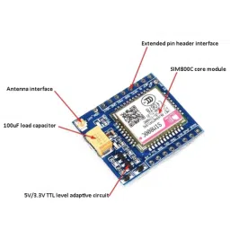 SIM800C GSM module GPRS SMS voice phone development board image 4
