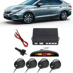 G165 Black Car Reverse Parking Sensor with LED Display 4 Sensor G165 Parking Sensor-image-0
