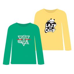 CoolTees4U Girls 2 Printed Applique T-shirt-image-71