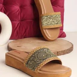 Anouk Embellished Wedge Sandals-23