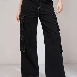 Street By Tokyo Talkies Women Straight Fit High-Rise Stretchable Jeans-picture-6