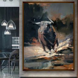 the art house Canvas Framed Stretched UV Digital Art Print-picture-39