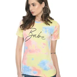 SHAHVEER CREATION Women Printed T-shirt-image-35