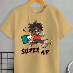 Dagcros Boys Beige Tshirts-image-117