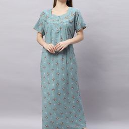 QUIRA Printed Maxi Nightdress-image-40