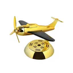 AUGEN Solar Aeroplane Design Rotating Car Air Freshener-image-23