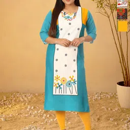 Anouk Rustic Women Pack Of 4 Ethnic Motifs Printed Straight Kurtas-image-10