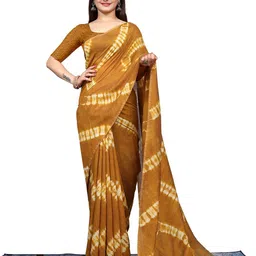 HMP Fashion Leheriya Zari Leheriya Saree-image-82