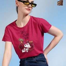 Metronaut Women 2 Printed Bio Finish T-shirt-picture-1