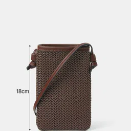Accessorize Checked PU Structured Sling Bag image 3