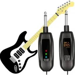 UHF Wireless Guitar System, Guitar Transmitter Receiver Microphone-image-44
