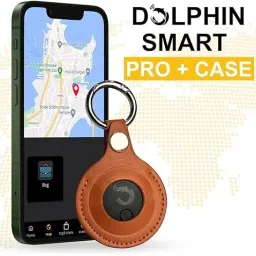 tag8 Dolphin Smart Bluetooth Tracker Pro with Leather Case & Key Ring Location Smart Tracker image 2