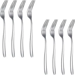 Stainless Steel Dinner Forks Table Forks Set Long Handle Forks for Buffet Forks Stainless Steel Serving Fork Set-15