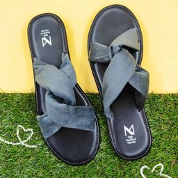 THE MADRAS TRUNK Women Printed Open Toe Flats with Bows-5
