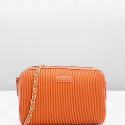 Allen Solly Textured Structured Sling Bag-0
