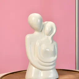 SOWPEACE White Forever in Love Figurine Showpiece-image-49