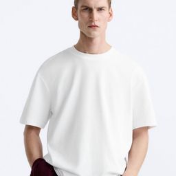 THE BEETEL HOUSE Round Neck Drop-Shoulder Sleeves Pure Cotton Oversized T-shirt-picture-36