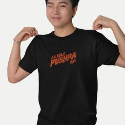 BOLLYWOO.OOO Unisex Typography Bio Finish Applique T-shirt-image-55