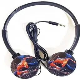 Spiderman Multicolour Design Wire Headphone with Mic| 3.5mm Jack Portable Wired Headset-17