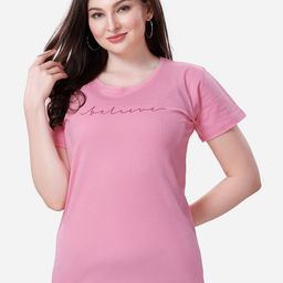 Lenissa Women Typography T-shirt-image-2